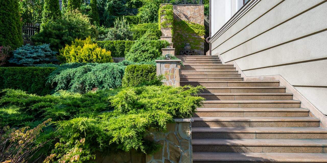 Garten-Terrassierung