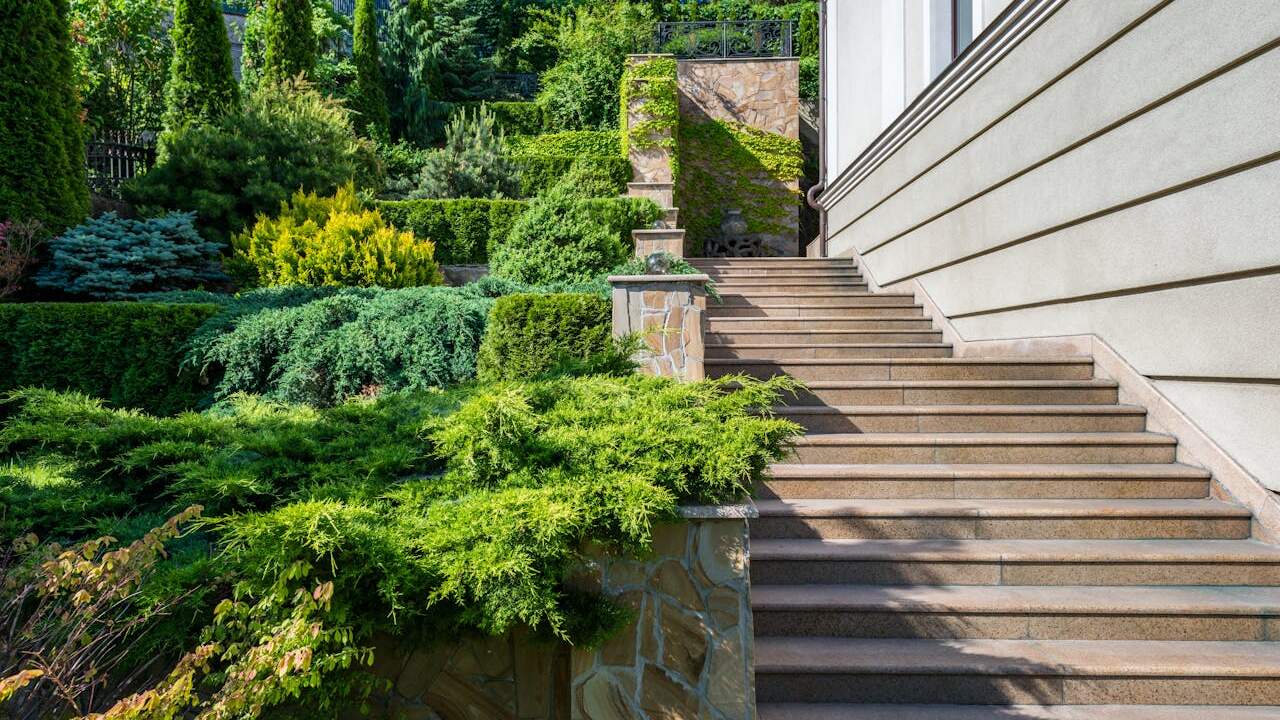 Garten-Terrassierung
